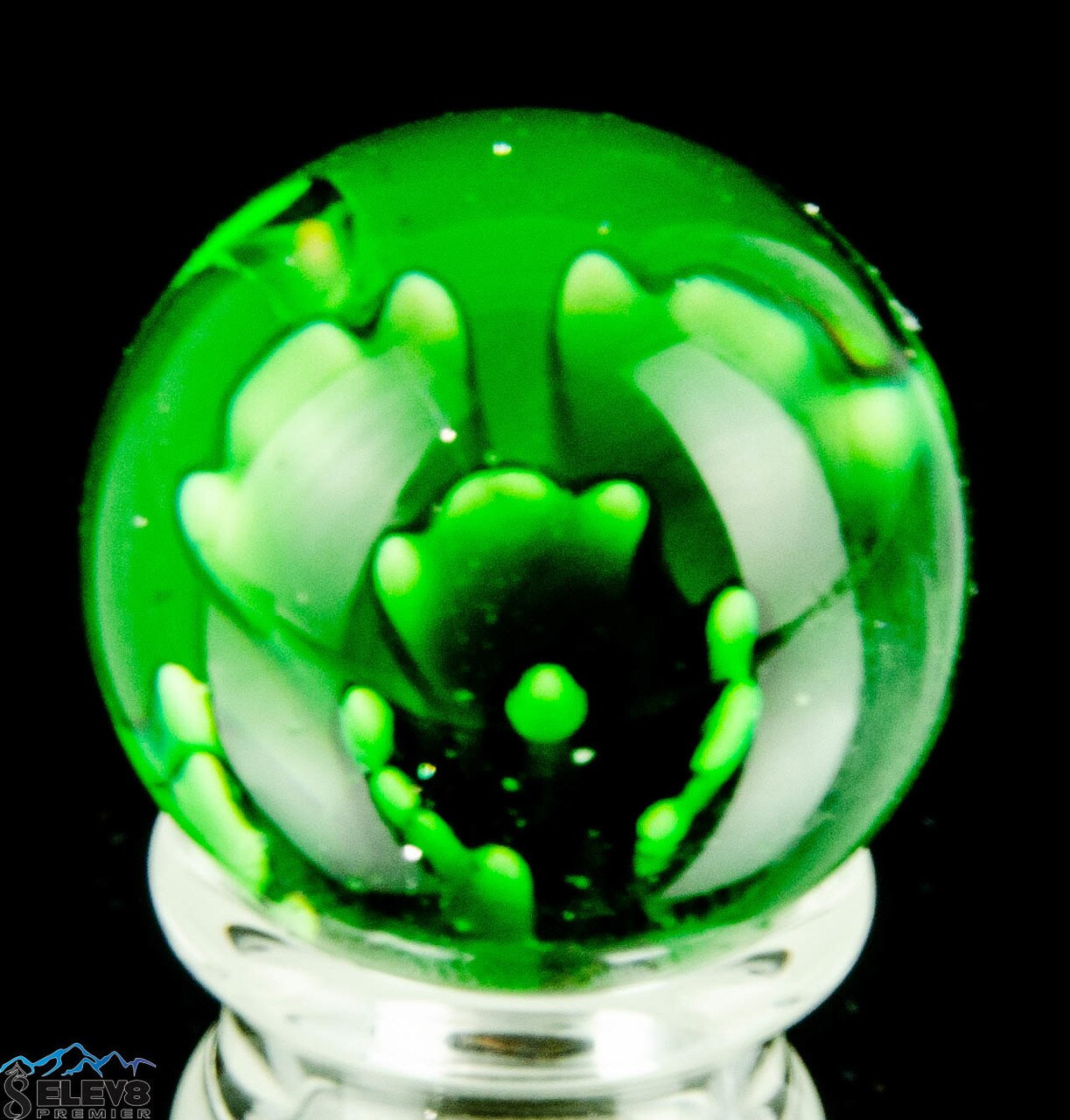 Soft Glass Flower Marble #1